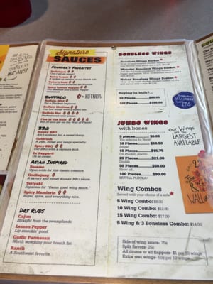 Menu photo 7 Pluckers Wing Bar - Rio Grande Austin, TX