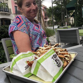 BurgerFi - Couple burgers, unban fries, and my embarrassed wife. - Burgers Near Me - West Palm Beach, Florida