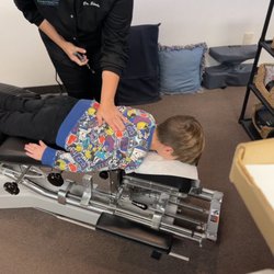 Clearview Chiropractic Life Center - My son getting an adjustment