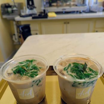 H&A Coffee And Tea - Tjendol Latte YUMMMM - Coffee & Tea Near Me - Rosemead, California