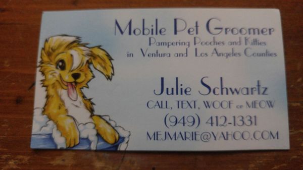 julie's mobile dog grooming