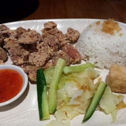 We Cafe - Popcorn crispy chicken with rice