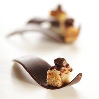 Quattro Caffe - these little chocolate bites were superb! - Italian Near Me - Costa Mesa, California
