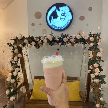 Mellow Tea Studio - strawberry cheesefoam with no boba - Bubble Tea Near Me - Redondo Beach, California Mellow Tea Studio - strawberry cheesefoam with no boba - Bubble Tea Near Me - Redondo Beach, California