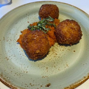 Montrio - Artichoke Risotto Fritters - New American Near Me - Monterey, California Montrio - Artichoke Risotto Fritters - New American Near Me - Monterey, California