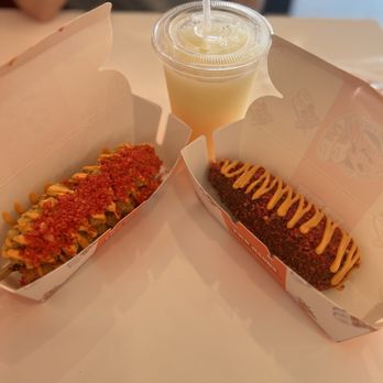 Two hands Corn Dogs -Kennesaw - Spicy Dog & Potato Dog - Fast Food Near Me - Kennesaw, Georgia