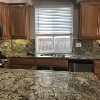 RMG Marble & Granite - They enlarged my island just enough to add two stools.  Great idea. - Countertop Installation Near Me - San Bernardino, California