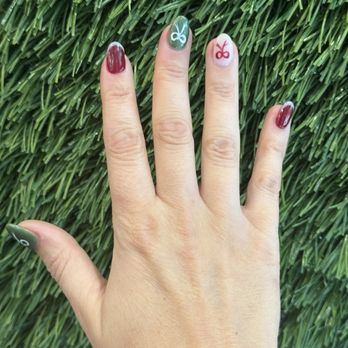 Green Nail - Acrylic fill - Nail Salons Near Me - Sherman Oaks, California Green Nail - Acrylic fill - Nail Salons Near Me - Sherman Oaks, California