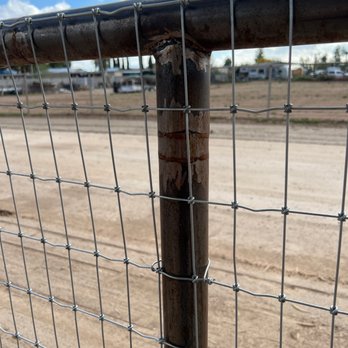 Legacy Contracting - They had to weld more pipe to the top of almost every post to make it level after incorrectly cutting them the first time. - Fences & Gates Near Me - Surprise, Arizona
