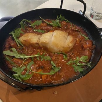 Paseo - Hake with Moroccan spices - Mediterranean Near Me - Louisville, Kentucky Paseo - Hake with Moroccan spices - Mediterranean Near Me - Louisville, Kentucky