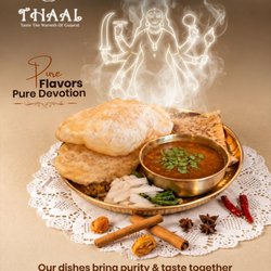 Thaal - Pure Flavors. Pure Devotion.
Celebrate authentic Gujarati vegetarian cuisine at THAAL, where tradition meets taste in every bite.
