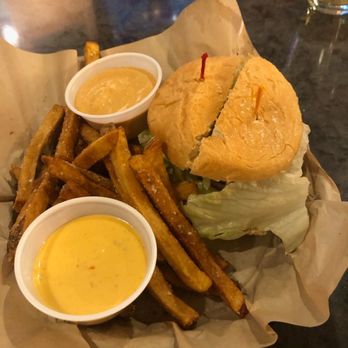 Empire Burger - Green Chile chicken sandwich, homemade dipping sauces - Burgers Near Me - Breckenridge, Colorado Empire Burger - Green Chile chicken sandwich, homemade dipping sauces - Burgers Near Me - Breckenridge, Colorado