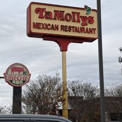 Tamolly's Mexican Restaurant - Outside sign