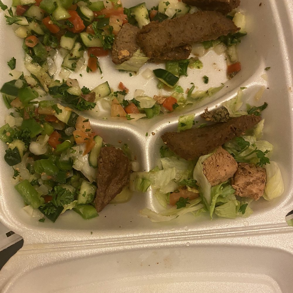 Jerusalem Restaurant - Combo platter obviously not full - Middle Eastern Near Me - Denver, Colorado Jerusalem Restaurant - Combo platter obviously not full - Middle Eastern Near Me - Denver, Colorado