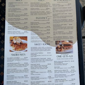 Brunch Snob - Menu Pg2 - Breakfast & Brunch Near Me - Phoenix, Arizona