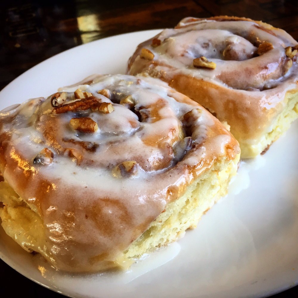 Bergey's Breadbasket - Cinnamon rolls w/ pecans fresh from the oven - Bakeries Near Me - Chesapeake, Virginia Bergey's Breadbasket - Cinnamon rolls w/ pecans fresh from the oven - Bakeries Near Me - Chesapeake, Virginia