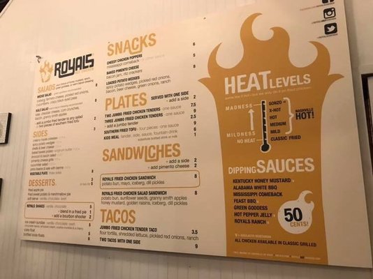Menu photo 2 Royals Hot Chicken Louisville, KY
