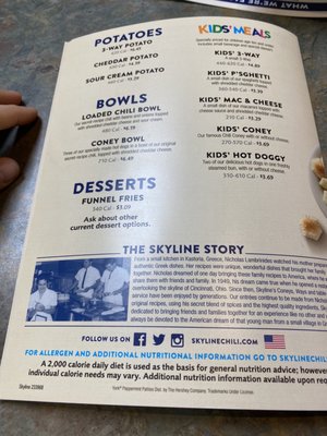 Menu photo 4 Skyline Chili Columbus, OH Menu photo 4 Skyline Chili Columbus, OH