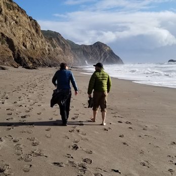 Wildcat Camp - Walking down the beach from Wildcat to Alamere Falls. Make sure to check the tides as it can be quite unsafe to make the walk at high tide. - Campgrounds Near Me - Point Reyes Station, California Wildcat Camp - Walking down the beach from Wildcat to Alamere Falls. Make sure to check the tides as it can be quite unsafe to make the walk at high tide. - Campgrounds Near Me - Point Reyes Station, California