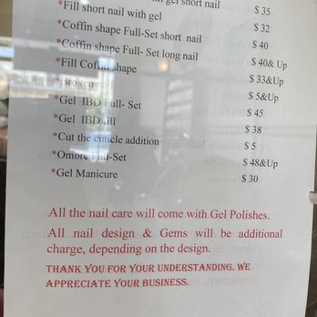 J & V Nail Design - New prices as of may 21st 2021 - Nail Salons Near Me - Lemon Grove, California