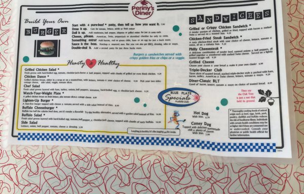 Menu photo 5 Penny's Diner North Platte, NE
