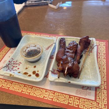China Moon - Chicken On Stick and sauce for fried dumplings - Chinese Near Me - Walton, Kentucky