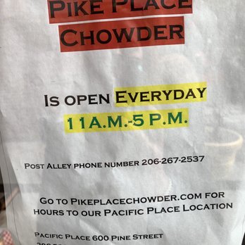 Pike Place Chowder - Seafood Near Me - Seattle, Washington Pike Place Chowder - Seafood Near Me - Seattle, Washington