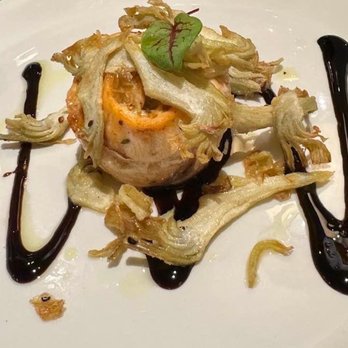 Una Hotel Palace - Salmon with artichokes. - Cocktail Bars Near Me - Catania, Connecticut