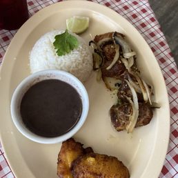 Fried pork chunks