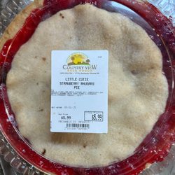Country View Bulk Foods - Strawberry Rhubarb Pie $5.99.