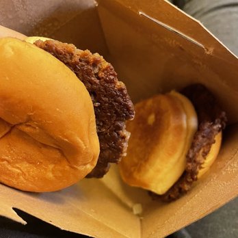 Holy Cow - Impossible sliders missing all the toppings - Burgers Near Me - Elmont, New York Holy Cow - Impossible sliders missing all the toppings - Burgers Near Me - Elmont, New York