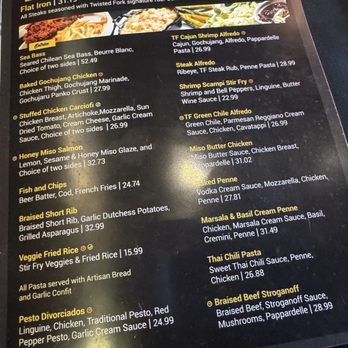 Twisted Fork - menu - Cocktail Bars Near Me - El Paso, Texas Twisted Fork - menu - Cocktail Bars Near Me - El Paso, Texas