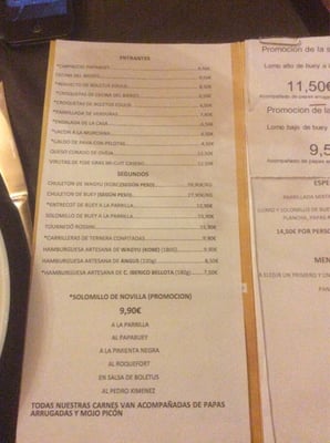 Menu photo 2 Papabuey Badajoz, BA