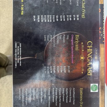 Chingaari - Here is the menu. - Indian Near Me - Pearland, Texas Chingaari - Here is the menu. - Indian Near Me - Pearland, Texas