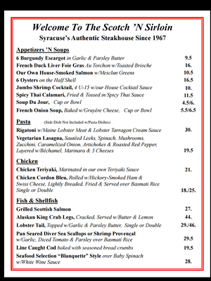 Menu photo 7 Scotch 'N Sirloin Dewitt, NY