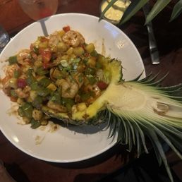 Shrimp Pineapple Bowl Shrimp Pineapple Bowl