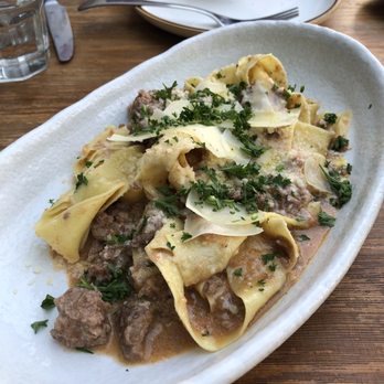Brava Garden Eatery - Pappardelle...homemade pasta...excellent!! - Wine Bars Near Me - Pleasanton, California