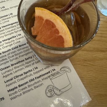 Fork and Plough - maple bacon old fashioned 6/2024 - New American Near Me - Greenville, South Carolina Fork and Plough - maple bacon old fashioned 6/2024 - New American Near Me - Greenville, South Carolina
