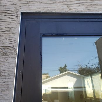California Custom Glazing - Back door just installed - no waterproofing and discoloration on the doors already - Glass & Mirrors Near Me - Los Angeles, California