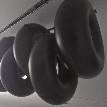 Balloon Museum - Looked like gigantic tire innertubes - Art Museums Near Me - Dallas, Texas