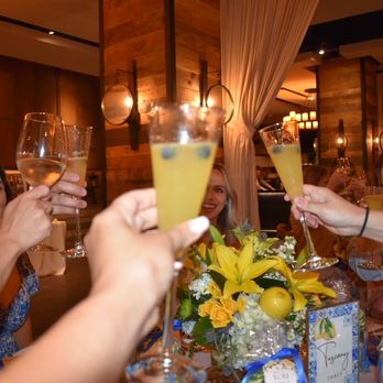 Farmer's Table - Toasting the bride with mimosas - Desserts Near Me - Boca Raton, Florida