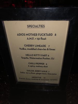 Menu photo 3 The Tower Bar San Diego, CA Menu photo 3 The Tower Bar San Diego, CA