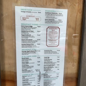 Oren's Hummus - Menu 2 as of 4/21 - Mediterranean Near Me - San Francisco, California