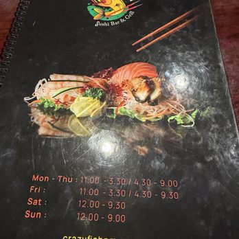 Crazy Fish - Menu 1 - Sushi Bars Near Me - Albuquerque, New Mexico