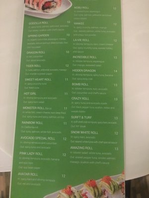 Menu photo 2 Avocado Sushi Staten Island, NY