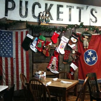 Puckett's Restaurant - Christmas display in Puckett's in Franklin, TN - Barbeque Near Me - Franklin, Tennessee Puckett's Restaurant - Christmas display in Puckett's in Franklin, TN - Barbeque Near Me - Franklin, Tennessee