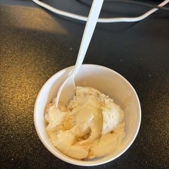 Icecycle Creamery - Caramel and Waffle cone bit ice cream - Ice Cream & Frozen Yogurt Near Me - Reno, Nevada