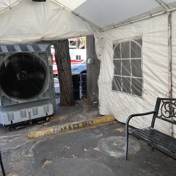 Escape Blair Witch - Waiting Area with cooling fan - Escape Games Near Me - Las Vegas, Nevada Escape Blair Witch - Waiting Area with cooling fan - Escape Games Near Me - Las Vegas, Nevada