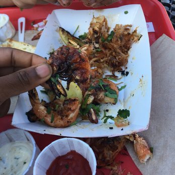 Chowder Hut - Fresh Famous Lemon Peel n'Eat Grilled Garlic Shrimp - Seafood Near Me - San Francisco, California