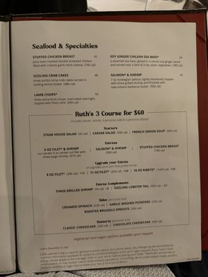 Menu photo 2 Ruth's Chris Steak House Cherokee, NC Menu photo 2 Ruth's Chris Steak House Cherokee, NC